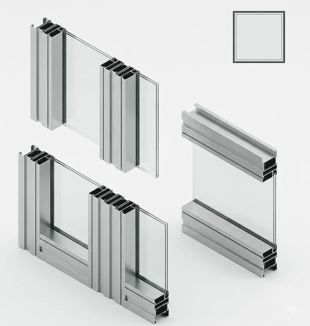 Ventana Pivotante - Serie 45